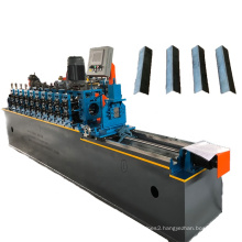 Slotted angle corner bead roll forming machine V shape metal iron angle keel making machine